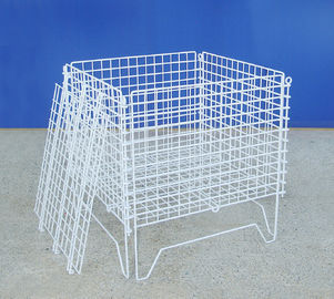 Zinc Coated Industrial Wire Container Light Duty Structure Anti Rust